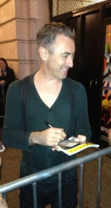 and signing autographs after a performance