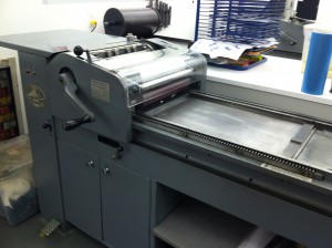 VanderCook Printing Press in the SVA Print Shop
